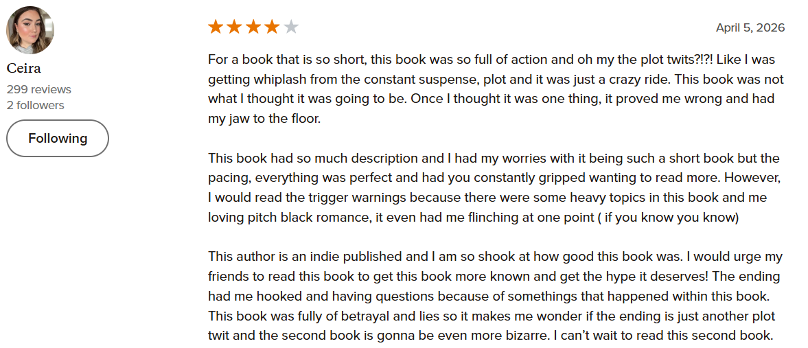 A Web of Secrets & Lies - Ceira Review