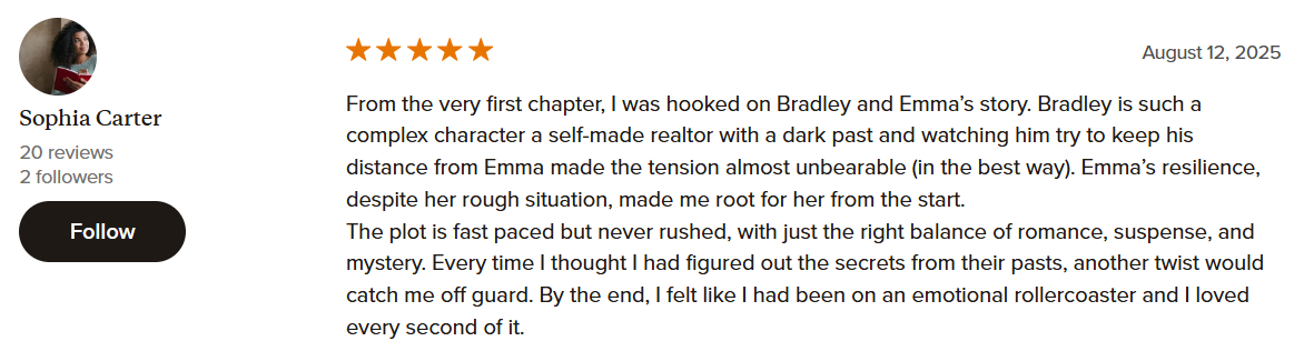 A Web of Secrets & Lies - Sophia Review
